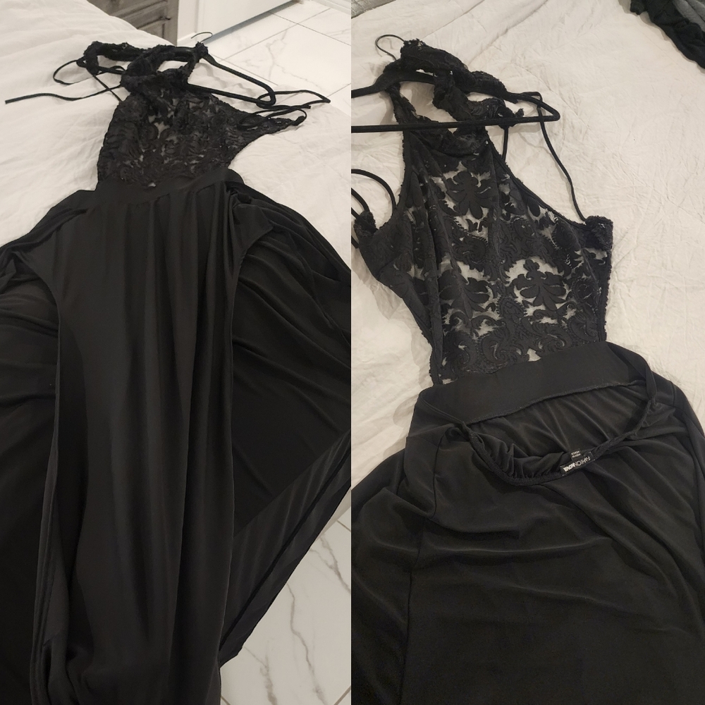 Lace Top Maxi Dress